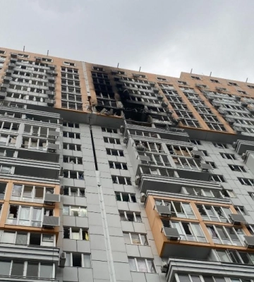 В Одессе от воздушной атаки пострадала многоэтажка