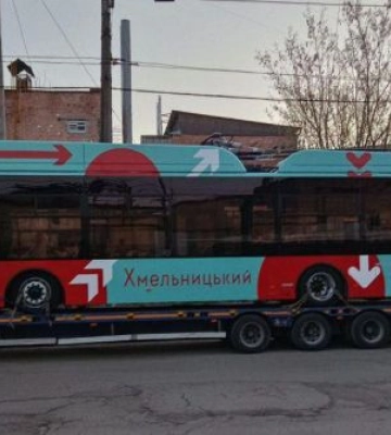 Хмельницький закупив нові тролейбуси вітчизняного виробництва