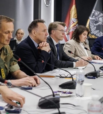 Перший візит до Києва: Зеленський прийняв міністра оборони Норвегії Сандвіка (Відео)