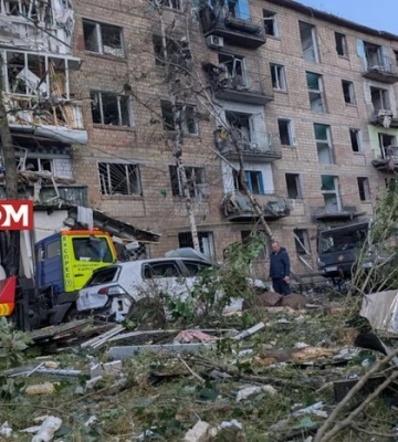Внаслідок нічної повітряної атака на Київщину є загибла та поранені, - КОВА
