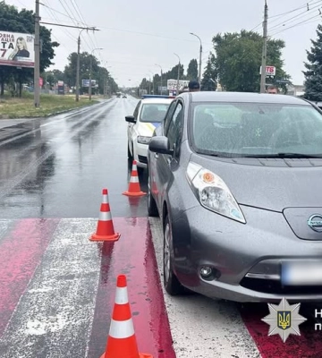 У Черкасах водій наїхав на жінку на пішохідному переході (ФОТО)