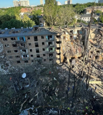 В дом в Киеве было прямое попадание ракеты, здание пробито вплоть до подвала, – Клименко