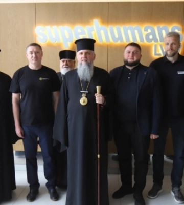 Митрополит Епіфаній відвідав реабілітаційний центр Superhumans на Львівщині