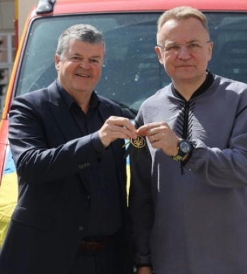 Мер бельгійського Мехелена розповів про гуманітарний конвой, з яким прибув до Львова