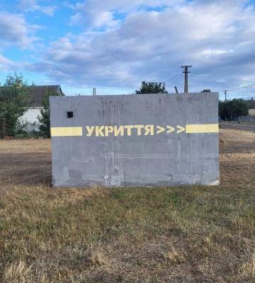 На Херсонщині встановили ще чотири мобільні укриття