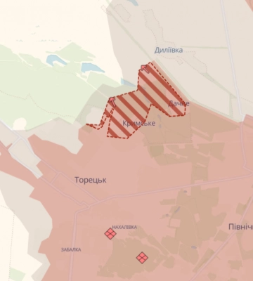 Рашисти просунулися біля Торецька та ще 4 населених пунктів на Донеччині, - DeepState. МАПИ
