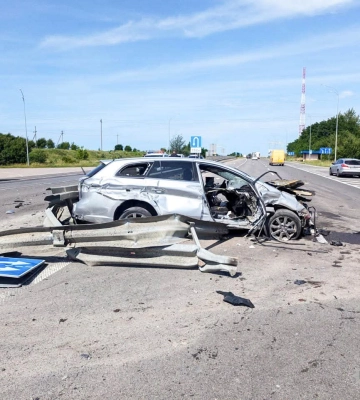 На трасі на Рівненщині затор через ДТП з «Toyota»