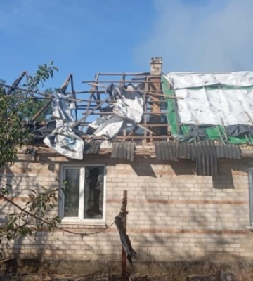 Військові РФ атакували з дрона село на Херсонщині, пошкоджений будинок