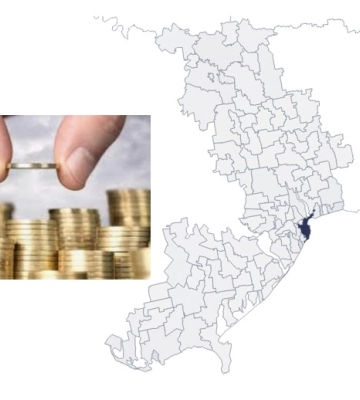 П’ять громад півдня Одещини мають низький рівень фінансової спроможності