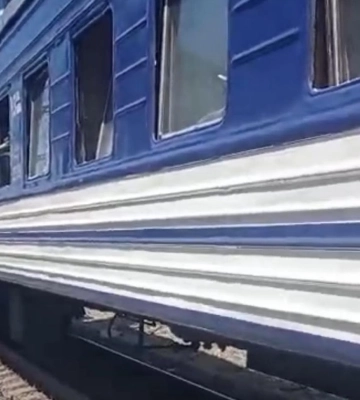 Унаслідок російського удару по Дніпропетровщині пошкоджений пасажирський поїзд «Укрзалізниці»