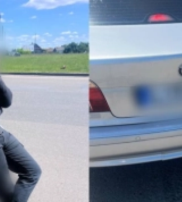 У Сарнах зупинили BMW з підробленими документами та чужими номерами