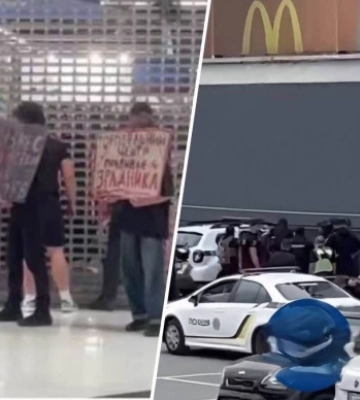 У ТРЦ Lavina Mall у Києві молодики влаштували бійку з поліцією та намагались штурмувати магазин