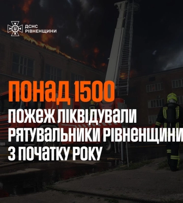 У Млинові рятувальники швидко загасили пожежу в моторному відсіку авто