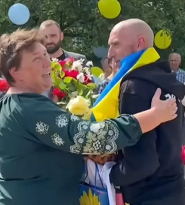 У Козлові на Вінниччині зустріли земляка, який повернувся з російського полону