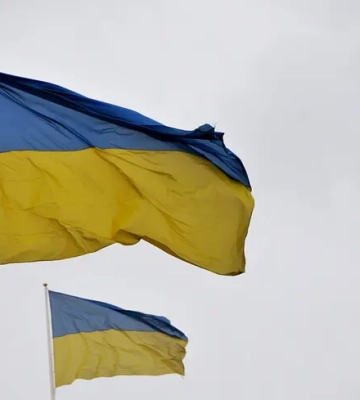 Украинские военные развернули сине-желтые флаги на ВОТ Херсонской области