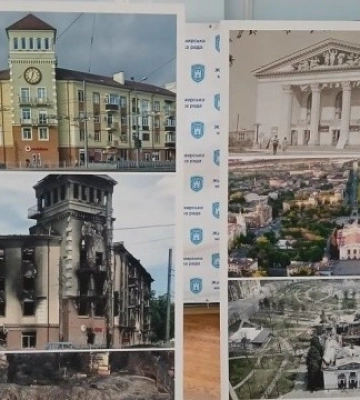У Житомирі проходить виставка, присвячена зруйнованим пам’яткам Маріуполя