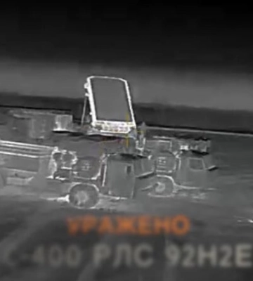 ГУР вразив 5 компонентів російської ППО С-400 в окупованому Криму: відео