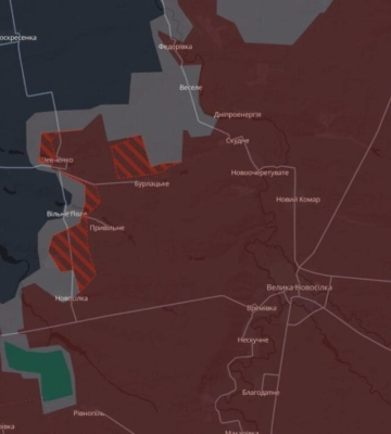 Ворог має просування на Донеччині та у Запорізькій області, - DeepState. МАПИ