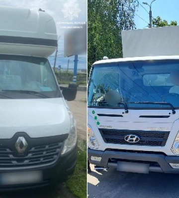 У Сумах зіткнулися дві вантажівки: винуватець намагався втекти