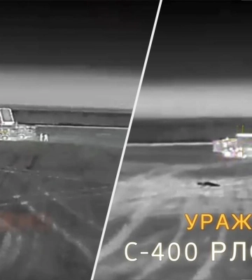 ГУР поразил 5 компонентов российской ПВО С-400 в оккупированном Крыму: видео