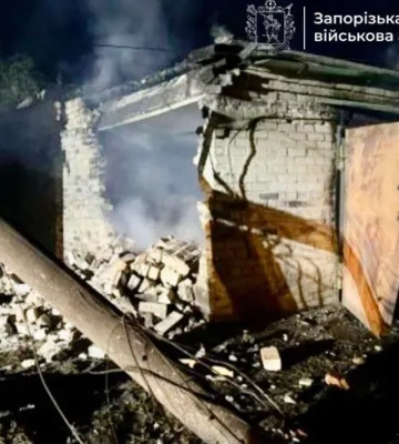 Через атаку дронів у Запоріжжі спалахнули пожежі - ОВА