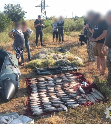 На озері Сасик затримали браконьєра