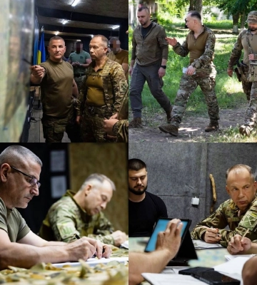 Сырский посетил покровское направление, где россияне создали группировку в 111 тыс. человек