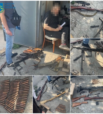 Одесит надсилав поштою на Волинь гвинтівки та кулемети