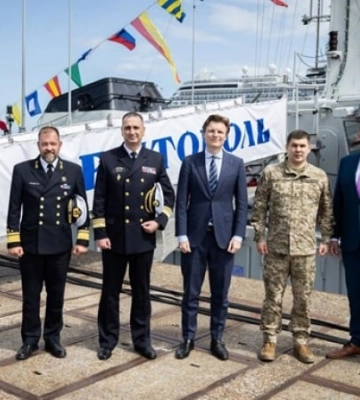 Украина получила из Европы минный тральщик &quot;Мелитополь&quot; 