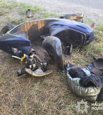 У ДТП на Київщині серйозно травмувався неповнолітній кермувальник скутера