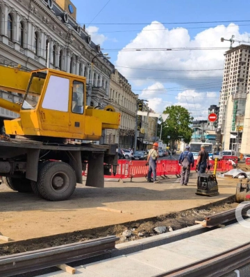 Ремонт трамвайних колій: відзавтра у центрі Дніпра частково відновлять рух