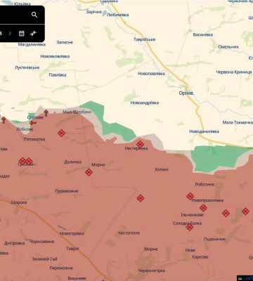 Росіяни просунулися у Запорізькій області в районах кількох населених пунктів — аналітики