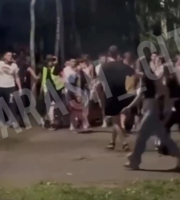 Молодь влаштувала масову бійку на Білому озері (ВІДЕО)