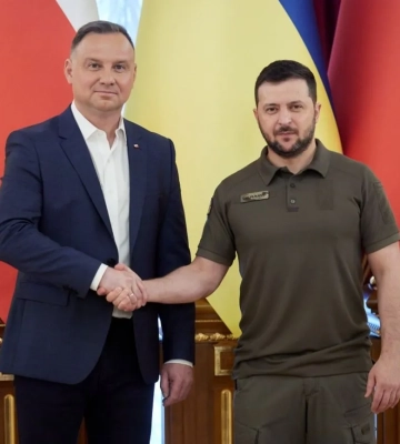 Зеленський та Дуда зустрілися у Києві