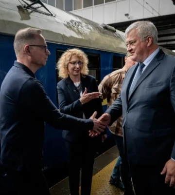Дуда приїхав до Києва з прощальним візитом