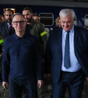 Анджей Дуда приїхав до Києва з останнім у каденції робочим візитом