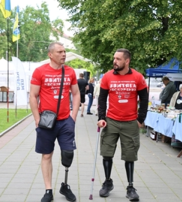 У Луцьку в парку – ярмарок ветеранського бізнесу: що там є 
