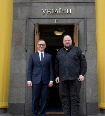 Стефанчук і Дуда обговорили українсько-польське партнерство та вступ України до ЄС і НАТО