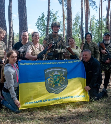 Підготовка цивільних до національного спротиву на Харківщині 