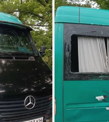 На Дніпропетровщині росіяни скинули вибухівку з БпЛА на евакуаційний автобус