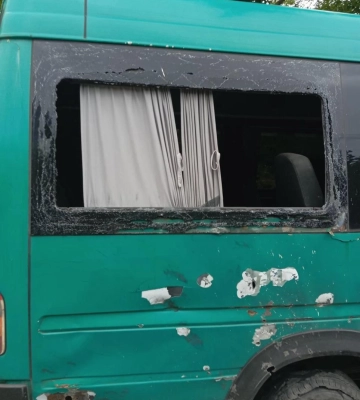 Армія РФ атакувала евакуаційний автобус на Дніпропетровщині