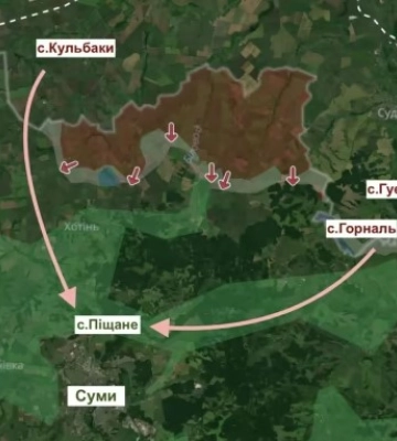 росіяни дотягнулися ствольною артилерією до передмістя Сум