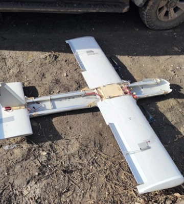 В Харькове мужчина обнаружил на огороде российский БПЛА