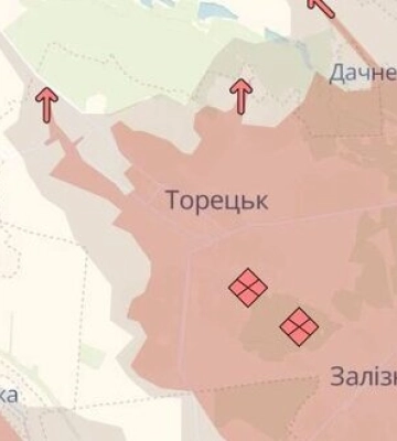 Россияне продвинулись возле Торецка, Григоровки, Ивано-Дарьевки и в Верхнекаменском на Донетчине, - DeepState. КАРТЫ