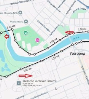 5 липня відбудеться масштабна спортивна подія «Активні парки – Забіг Ужгород»