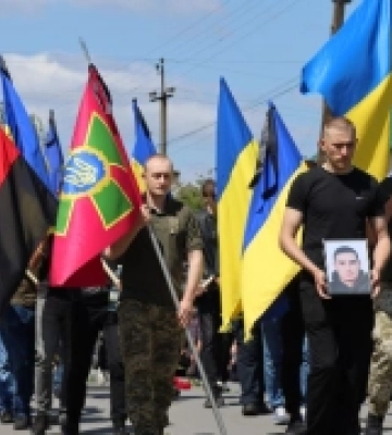 На Любомльщині провели в останню путь воїна Віталія Шеремету
