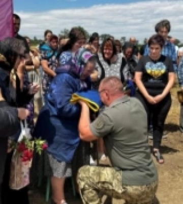 Одещина: Саф’янівська громада провела в останню путь полеглого захисника з Муравлівки