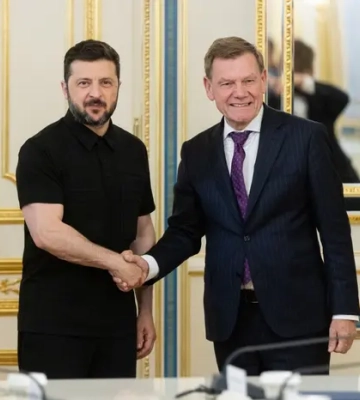 Більшість із 9 млрд євро від Німеччини має піти на виробництво зброї в Україні — Зеленський