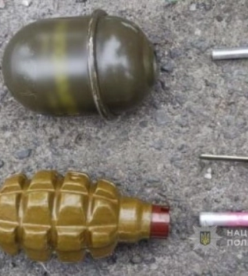 На Волині повідомлено про підозру чоловіку, який торгував бойовими гранатами