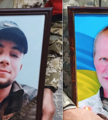 У Сумах попрощалися із двома захисниками України